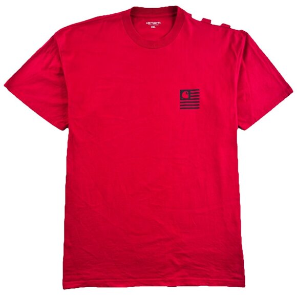 Carhartt Wip Men’s XXL S/S Coast State T-Shirt Arcade Red 1031754-12 Streetwear - Picture 2 of 8